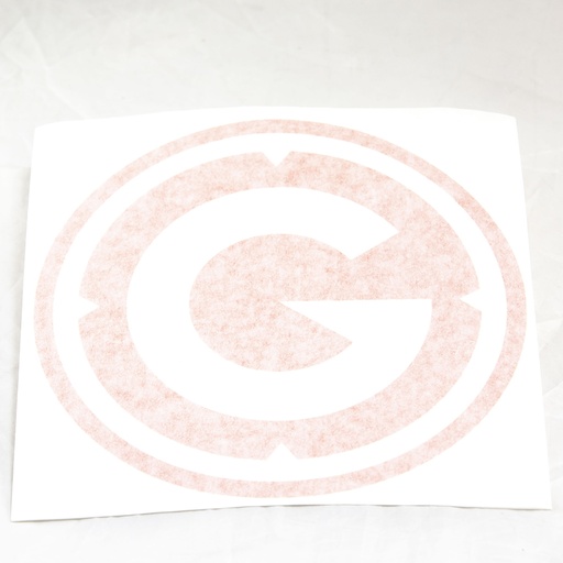[PT-K2003] Gunwerks 7&quot; Orange &quot;G&quot; Vehicle Decal