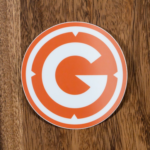 [PT-K2004] Gunwerks 3&quot; Orange Logo Sticker
