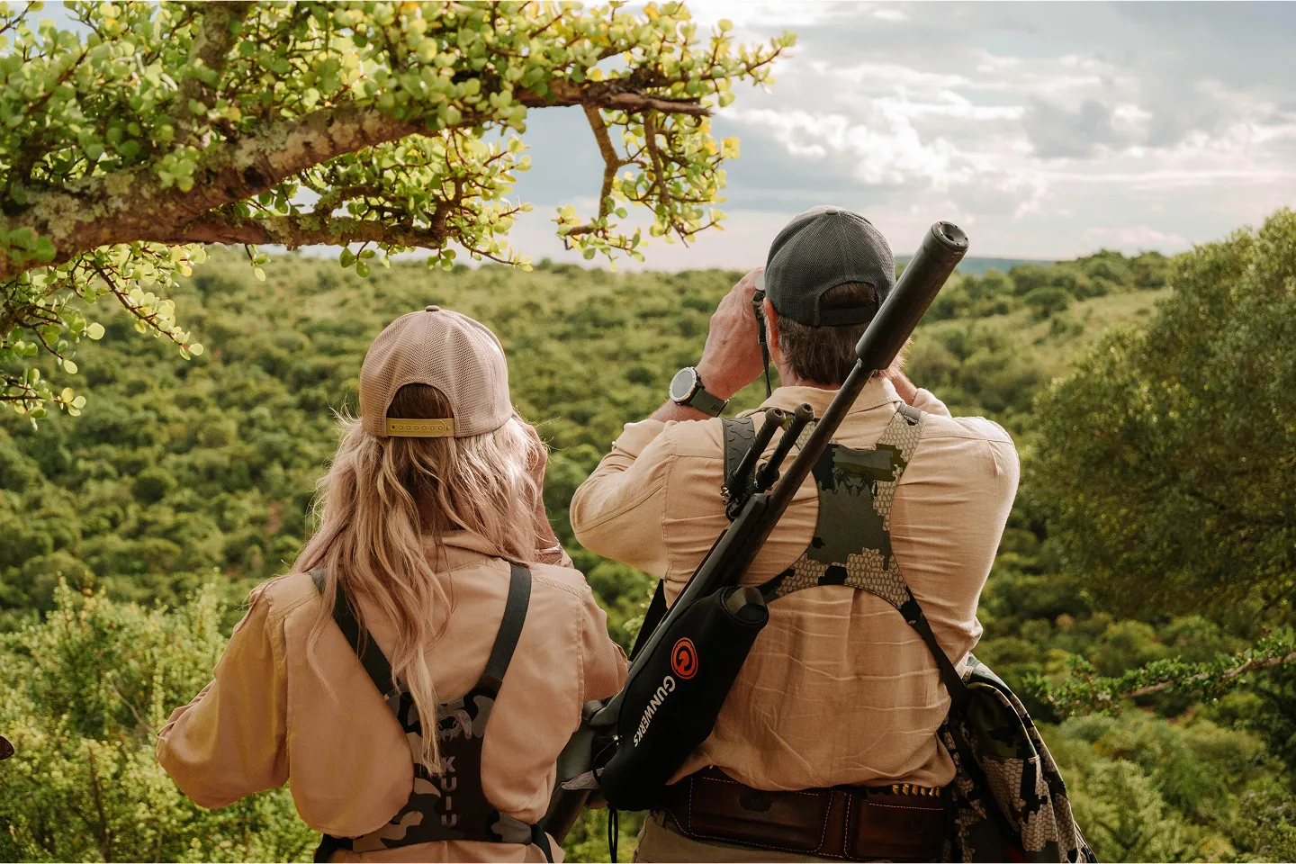 Image of a couple hunting in Gunwerks gear