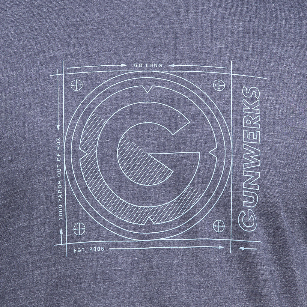 Gunwerks Schematic T-Shirt in Carbon