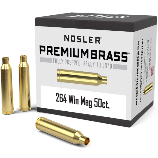 Nosler Cartridge Brass - 264 Win Mag (50/box)