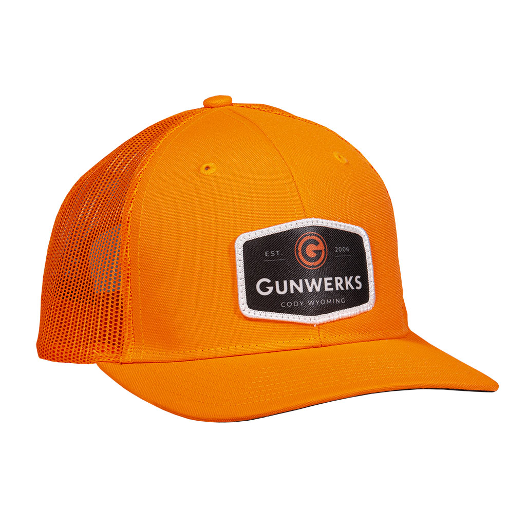 Gunwerks Blaze Orange Hat with Embroidered Patch