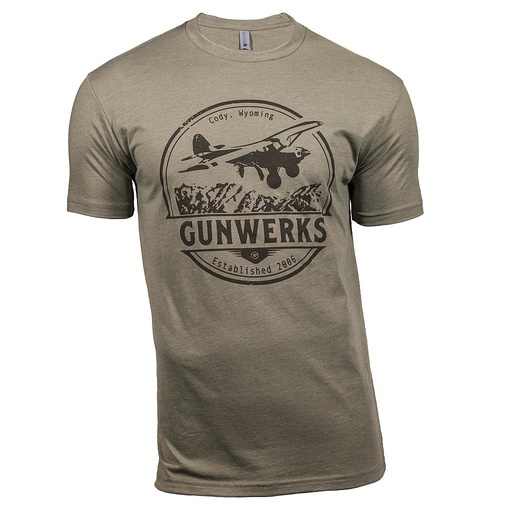 Gunwerks Bush Plane T-Shirt in Light Olive
